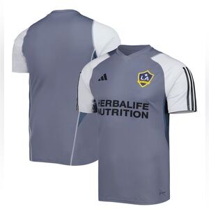 Men's LA Galaxy adidas Gray 2023 On-Field Training Jersey